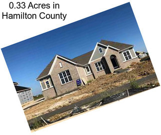 0.33 Acres in Hamilton County