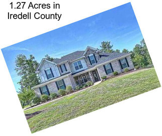 1.27 Acres in Iredell County