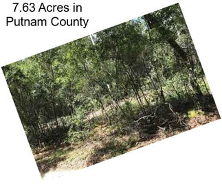 7.63 Acres in Putnam County