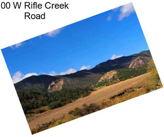 00 W Rifle Creek Road