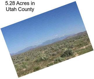 5.28 Acres in Utah County