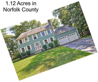 1.12 Acres in Norfolk County