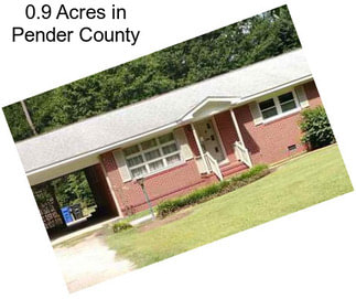 0.9 Acres in Pender County