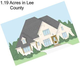 1.19 Acres in Lee County