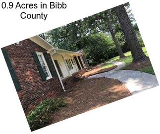 0.9 Acres in Bibb County