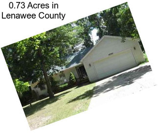 0.73 Acres in Lenawee County