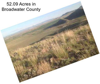 52.09 Acres in Broadwater County