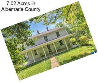 7.02 Acres in Albemarle County