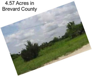 4.57 Acres in Brevard County