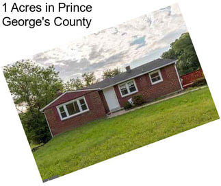 1 Acres in Prince George\'s County