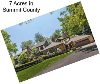 7 Acres in Summit County