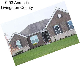0.93 Acres in Livingston County