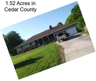 1.52 Acres in Cedar County