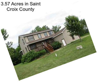 3.57 Acres in Saint Croix County
