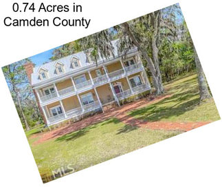 0.74 Acres in Camden County