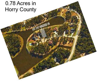 0.78 Acres in Horry County