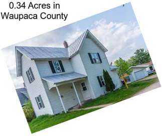 0.34 Acres in Waupaca County