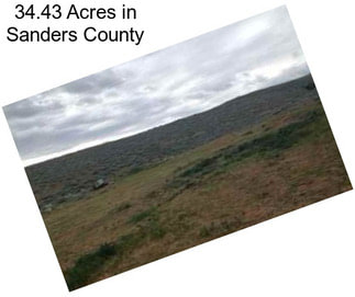 34.43 Acres in Sanders County