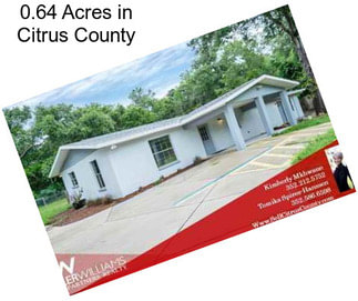 0.64 Acres in Citrus County