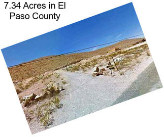 7.34 Acres in El Paso County