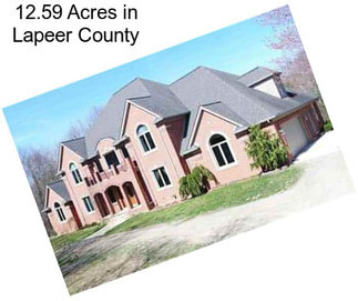 12.59 Acres in Lapeer County