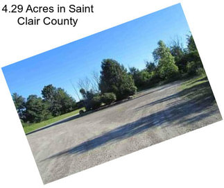 4.29 Acres in Saint Clair County