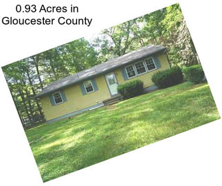 0.93 Acres in Gloucester County