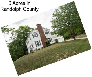 0 Acres in Randolph County