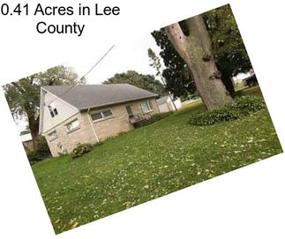 0.41 Acres in Lee County