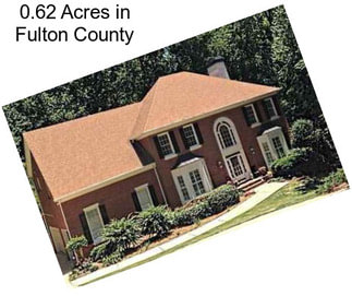 0.62 Acres in Fulton County