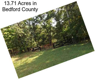 13.71 Acres in Bedford County