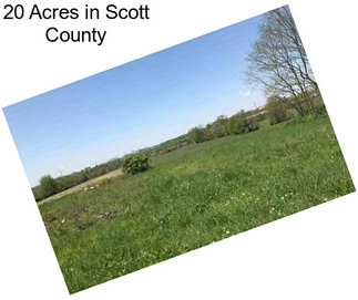 20 Acres in Scott County