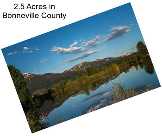 2.5 Acres in Bonneville County