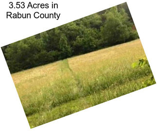 3.53 Acres in Rabun County