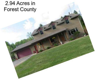 2.94 Acres in Forest County