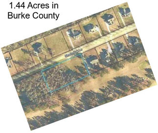 1.44 Acres in Burke County