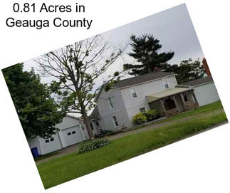 0.81 Acres in Geauga County