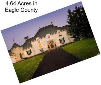 4.64 Acres in Eagle County