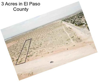 3 Acres in El Paso County