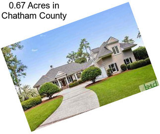 0.67 Acres in Chatham County