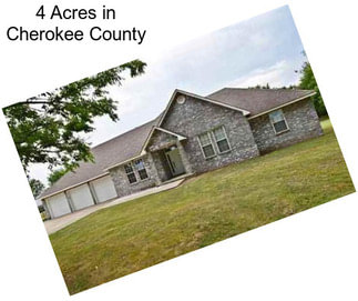 4 Acres in Cherokee County