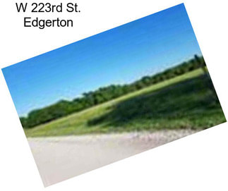 W 223rd St. Edgerton