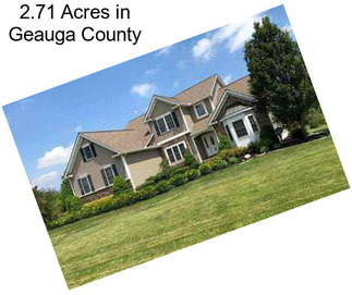 2.71 Acres in Geauga County