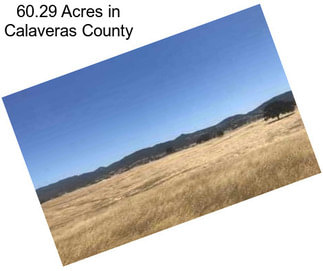 60.29 Acres in Calaveras County