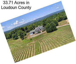 33.71 Acres in Loudoun County