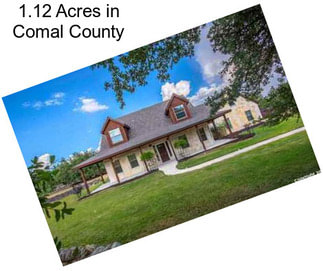 1.12 Acres in Comal County