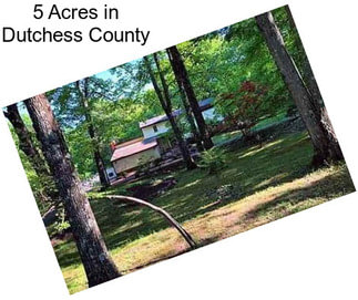 5 Acres in Dutchess County