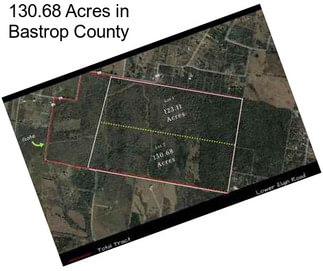 130.68 Acres in Bastrop County