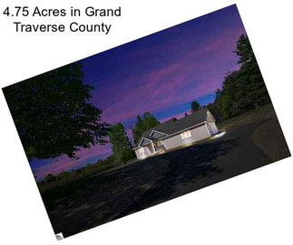 4.75 Acres in Grand Traverse County