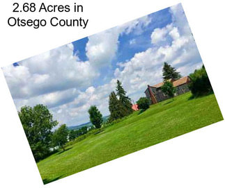 2.68 Acres in Otsego County